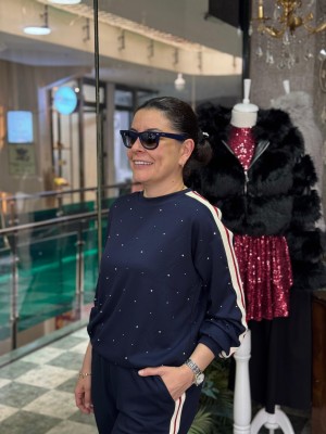 Taşlı Eşofman Takımı