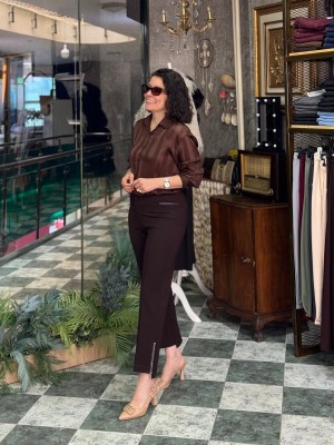 NQY prive Işıl Pantolon Kahve